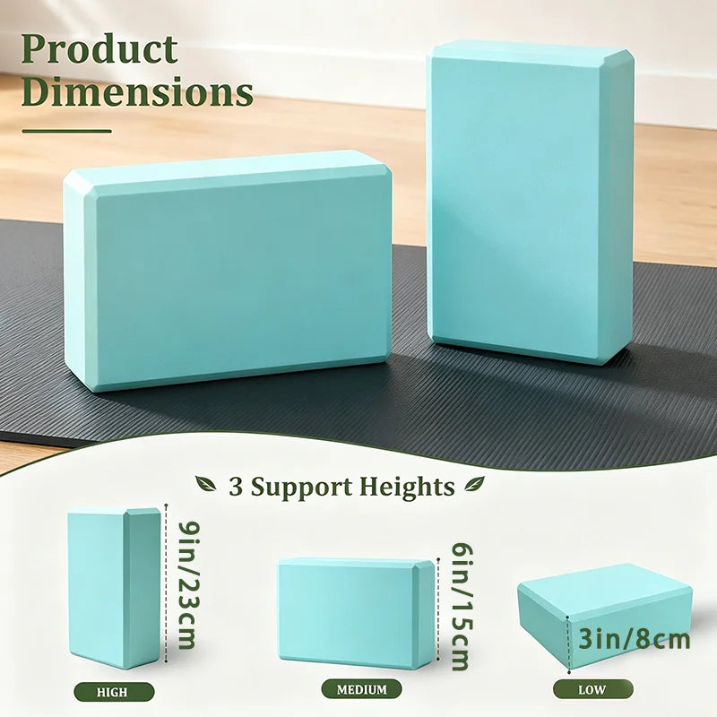 1 Piece High Density Non Slip Yoga Foam Block