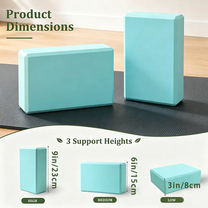 1 Piece High Density Non Slip Yoga Foam Block