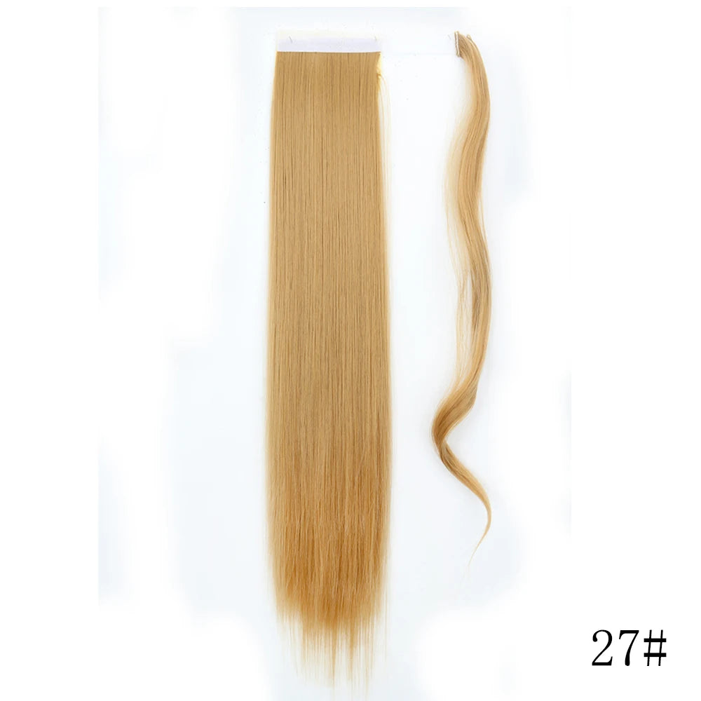 Long Straight Wrap Around Ponytail Hair Extension