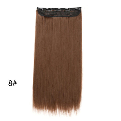 Women's 24 Inch 5 Clip Straight Synthetic Hair Extension
