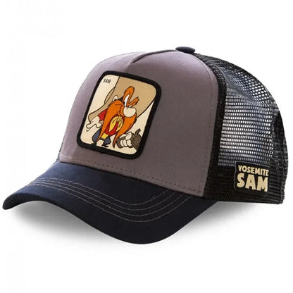 Unisex Anime Cartoon Snapback Trucker Baseball Cap