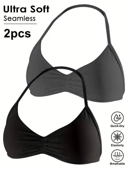 Women's High Support Lace Up Sports Bra