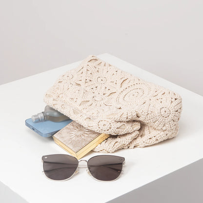 Floral Boho Clutch Bag for Women Summer Beach Travel Purses