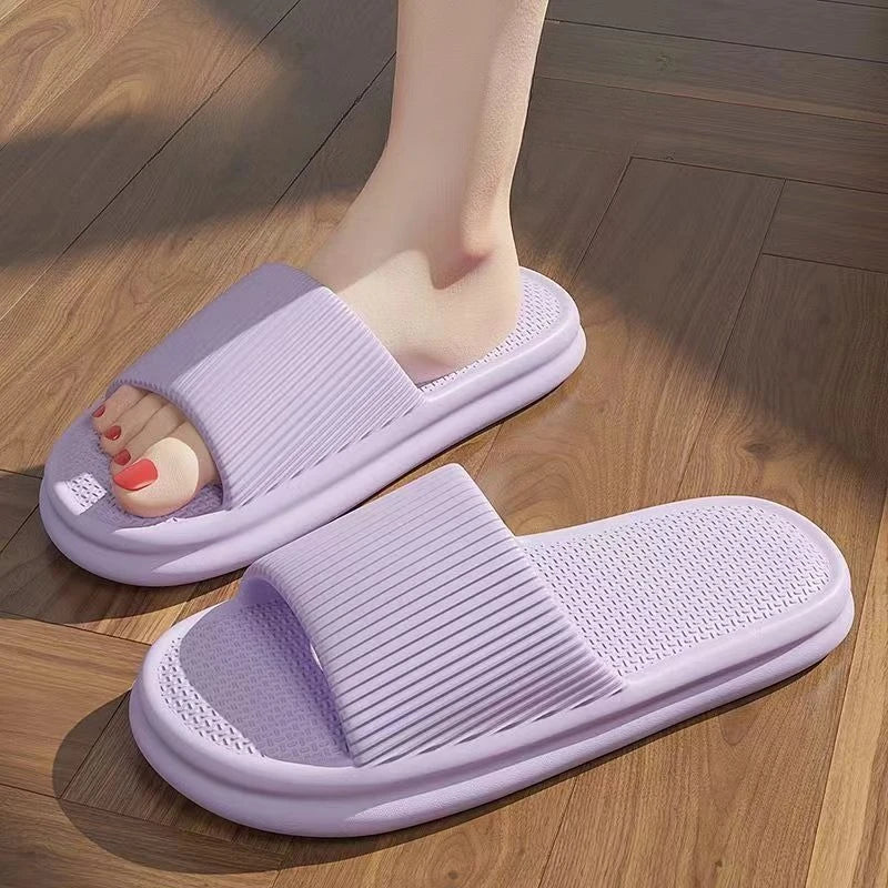 Unisex Soft EVA Summer Slippers Odor Resistant Non Slip Home & Bathroom Shoes