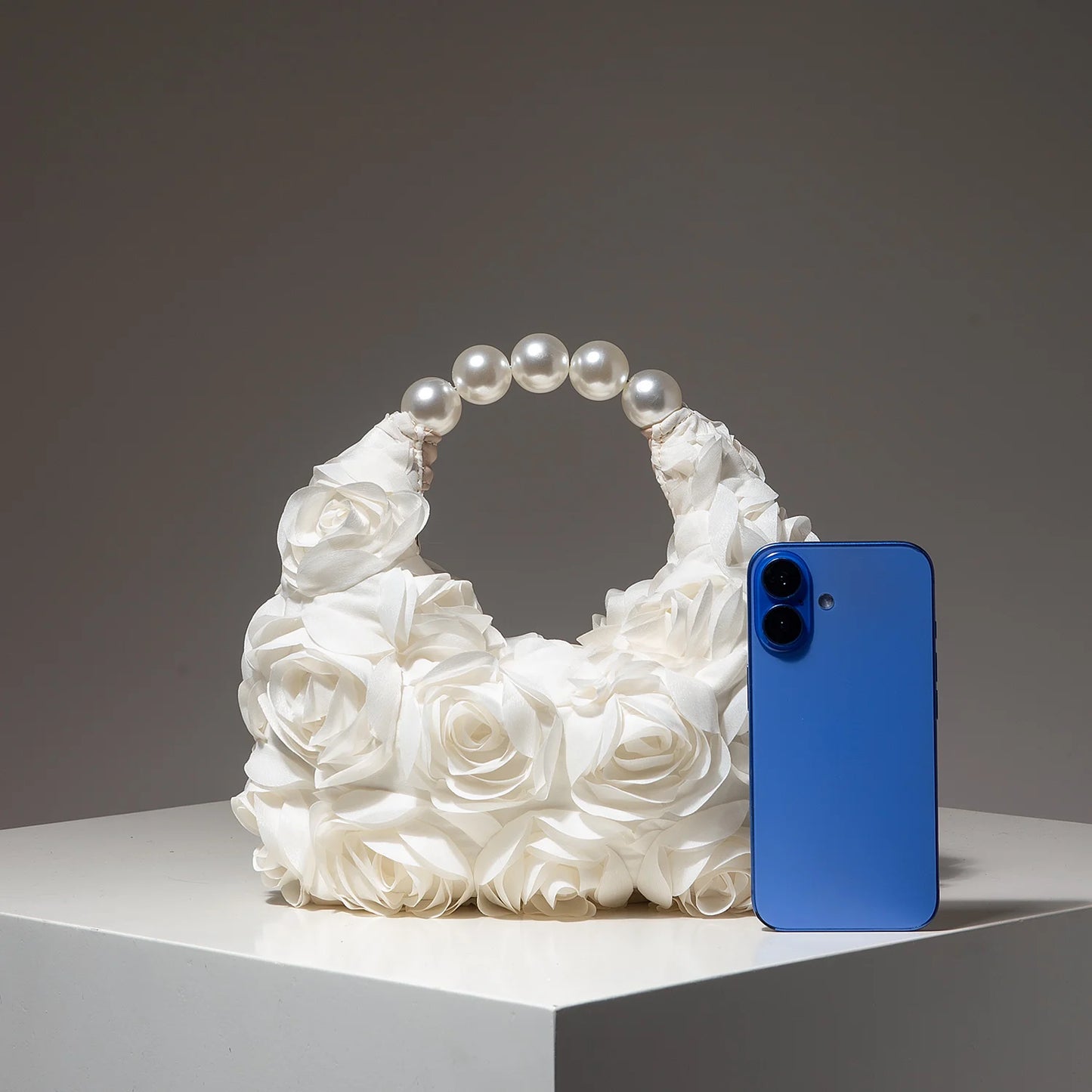 Floral Pearl Evening Clutch Bag for Women Wedding Party Prom Accessories