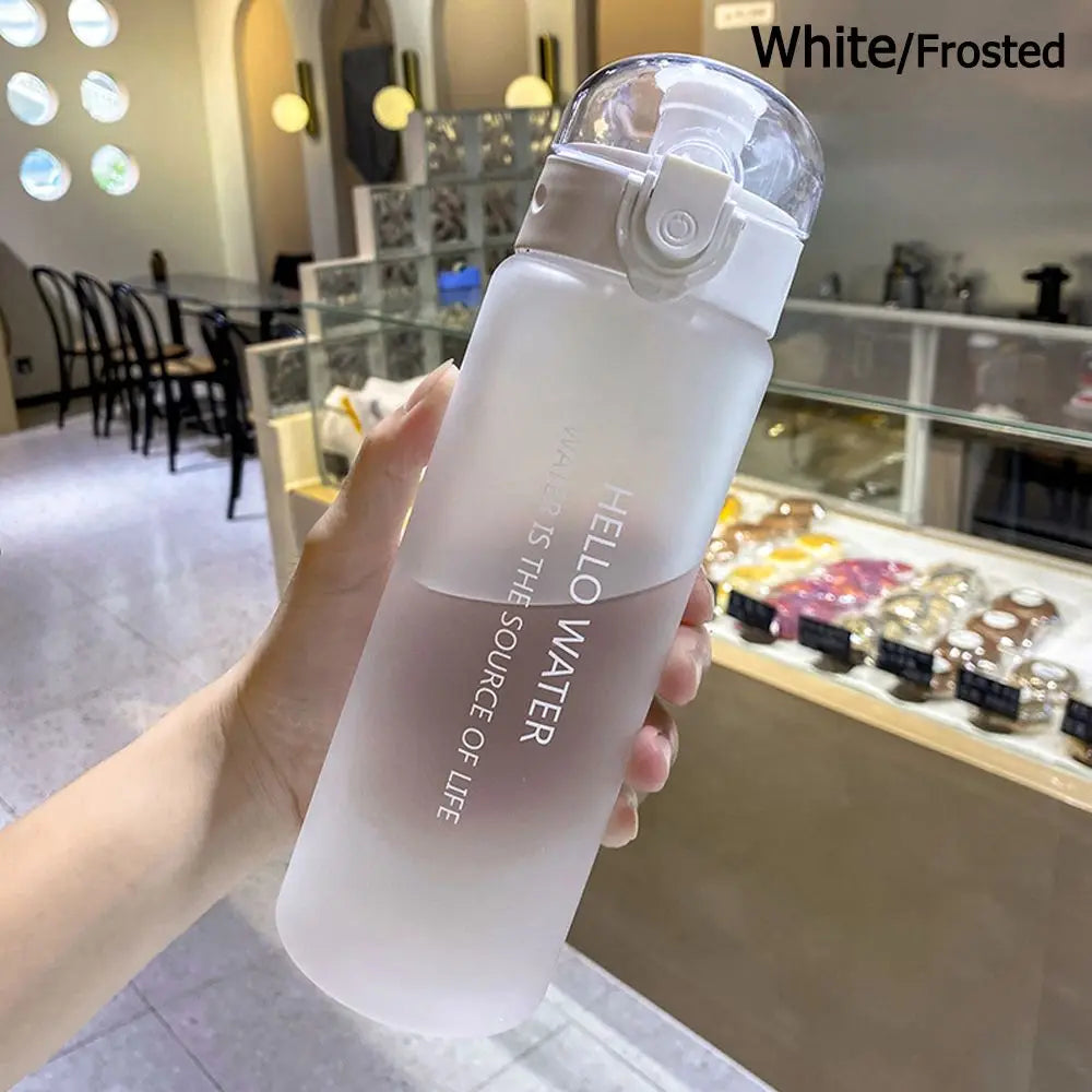 780ml Leak Proof Transparent Sports Water Bottle