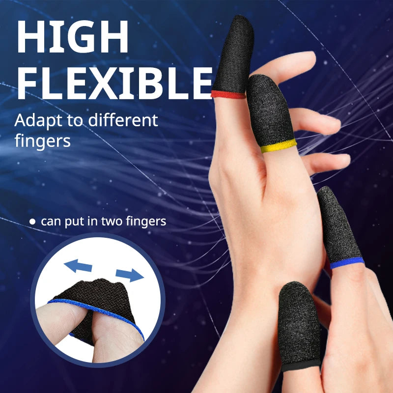 20 or 40 Pack Anti Sweat Gaming Finger Sleeves