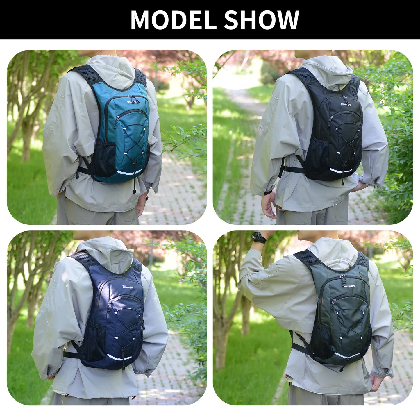 Ultralight Waterproof Nylon Hiking and Travel Backpack