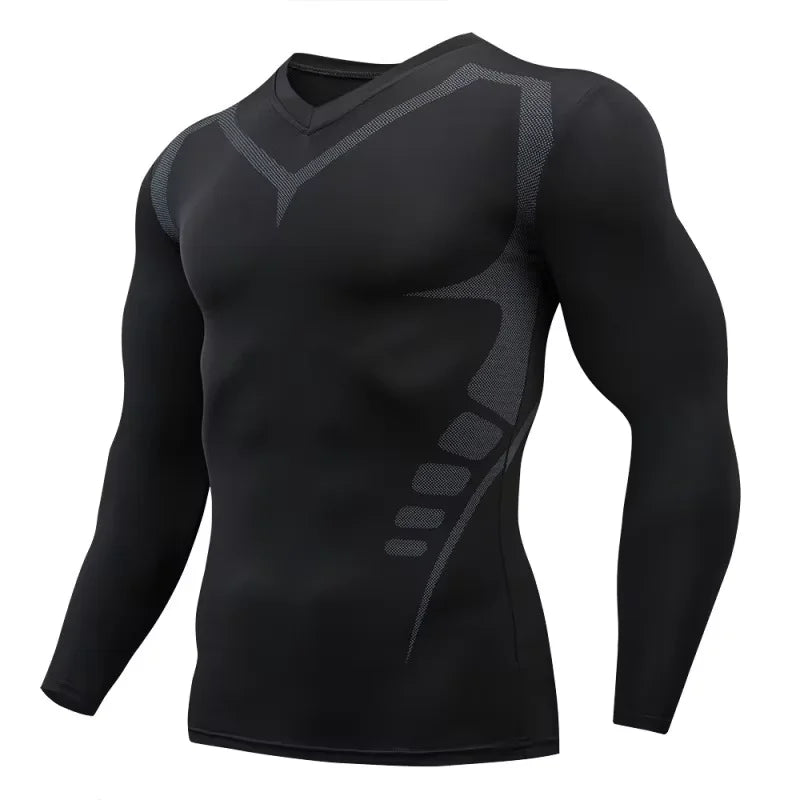 Men's Quick Dry Compression Running T Shirt