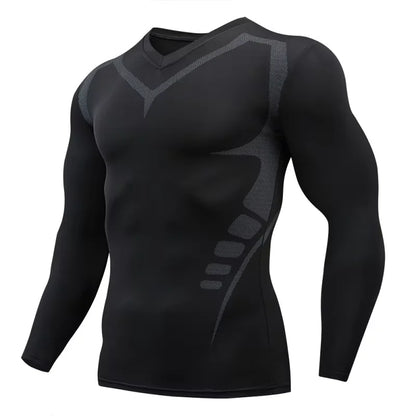 Men's Quick Dry Compression Running T Shirt