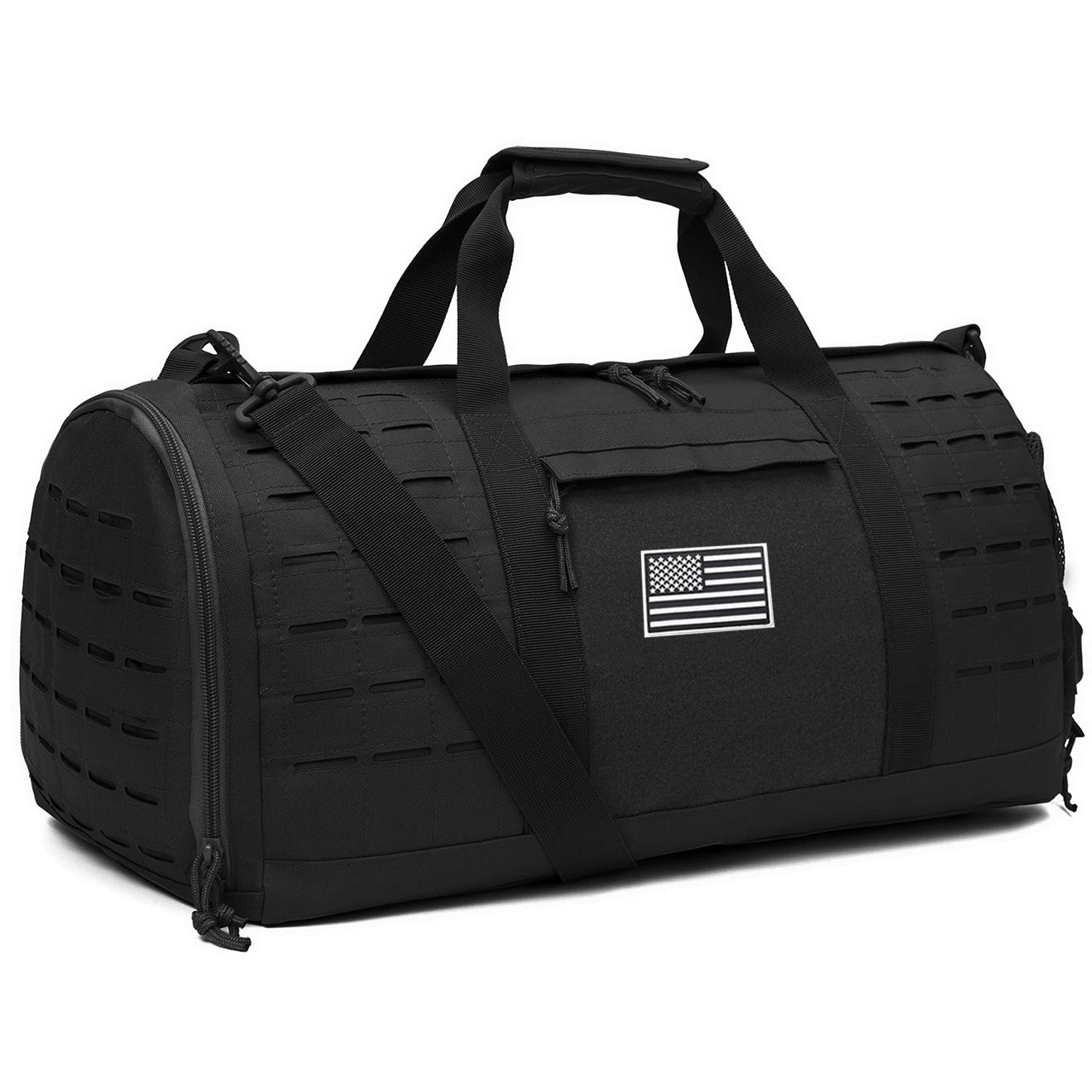 40L Men's Tactical Gym Duffle Bag with Shoe Compartment