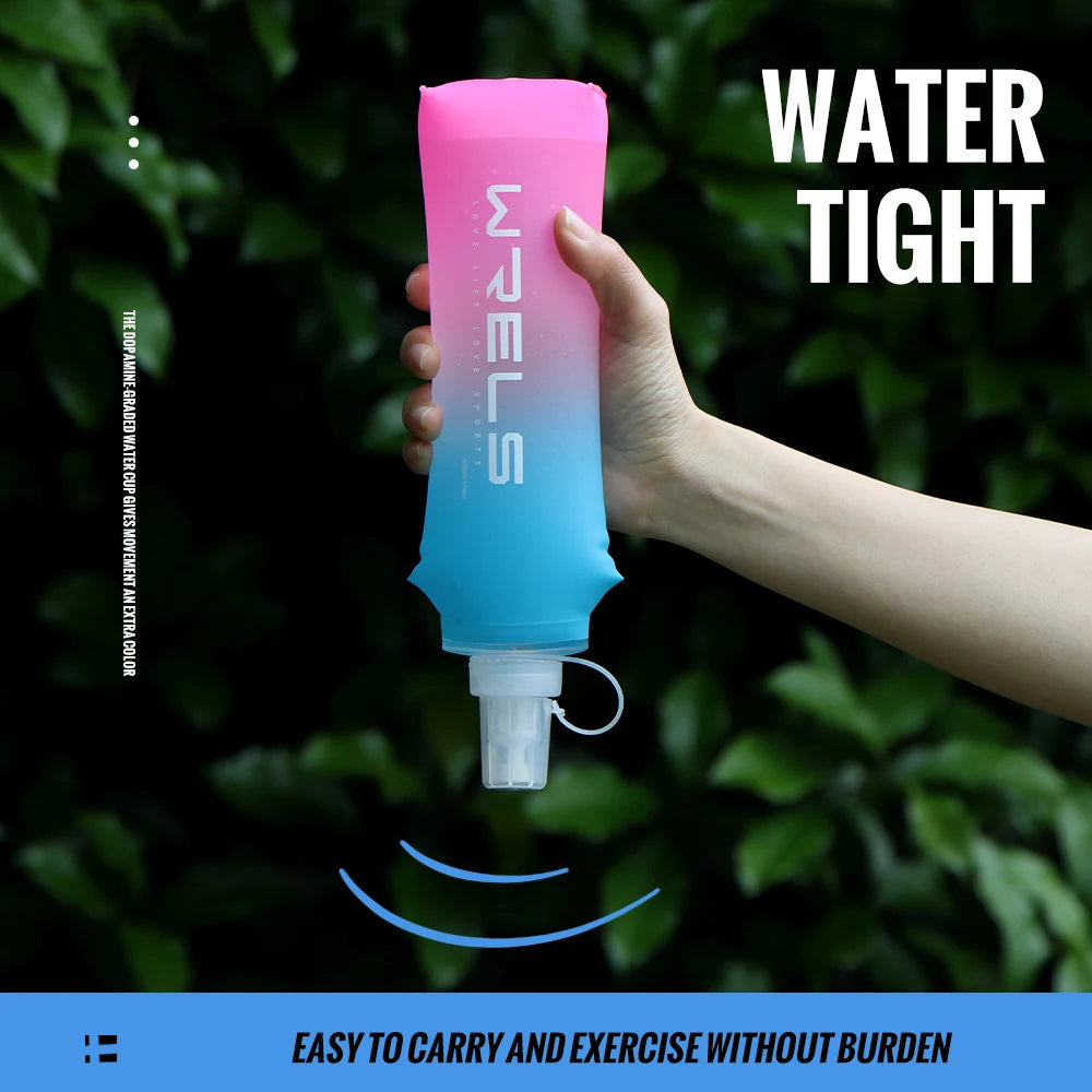 TPU Collapsible Soft Flask Sports Water Bottle