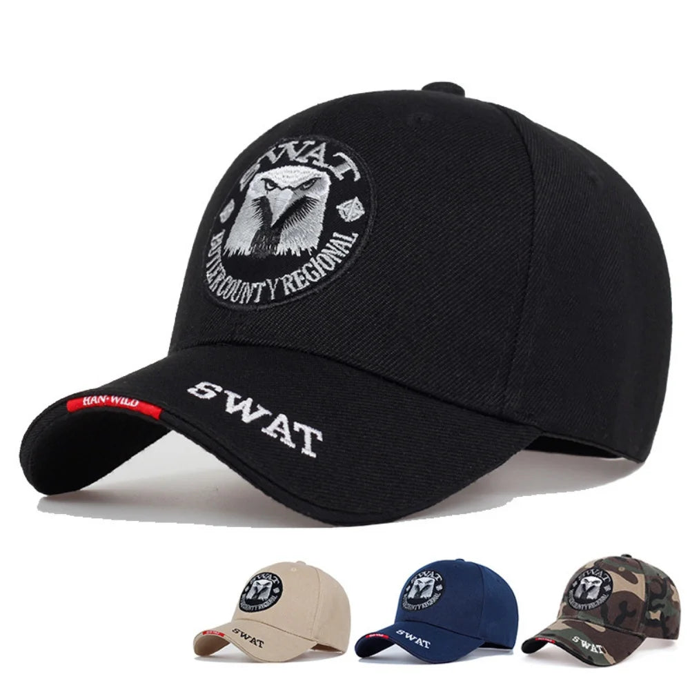 Unisex American Eagle Embroidered Trucker Baseball Cap