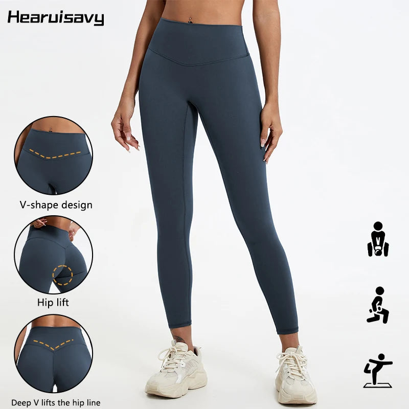 Hearuisavy Women's High Waist Soft Butt Lift Yoga Leggings