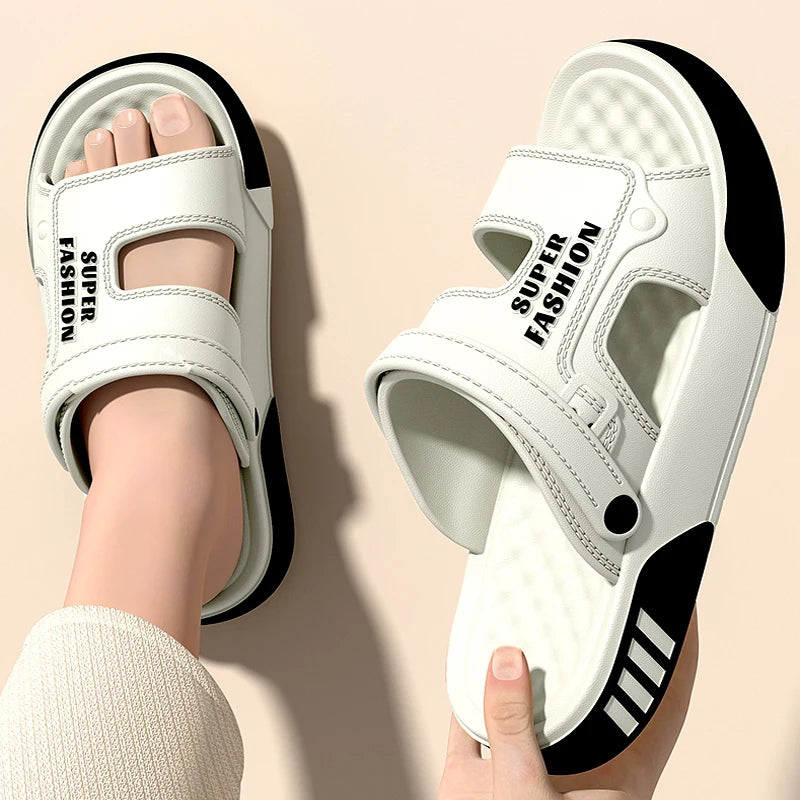 Men’s EVA Platform Slides Soft Sole Indoor Outdoor Summer Shoes