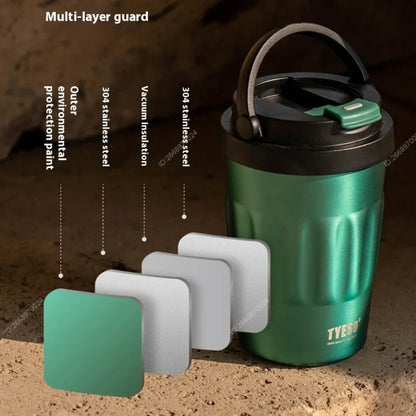 Tyeso 400ml or 500ml Stainless Steel Insulated Travel Mug