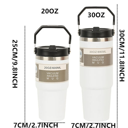 20 or 30 Oz Stainless Steel Insulated Tumbler with Handle