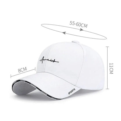 Men's Breathable Adjustable Cotton Sun Cap
