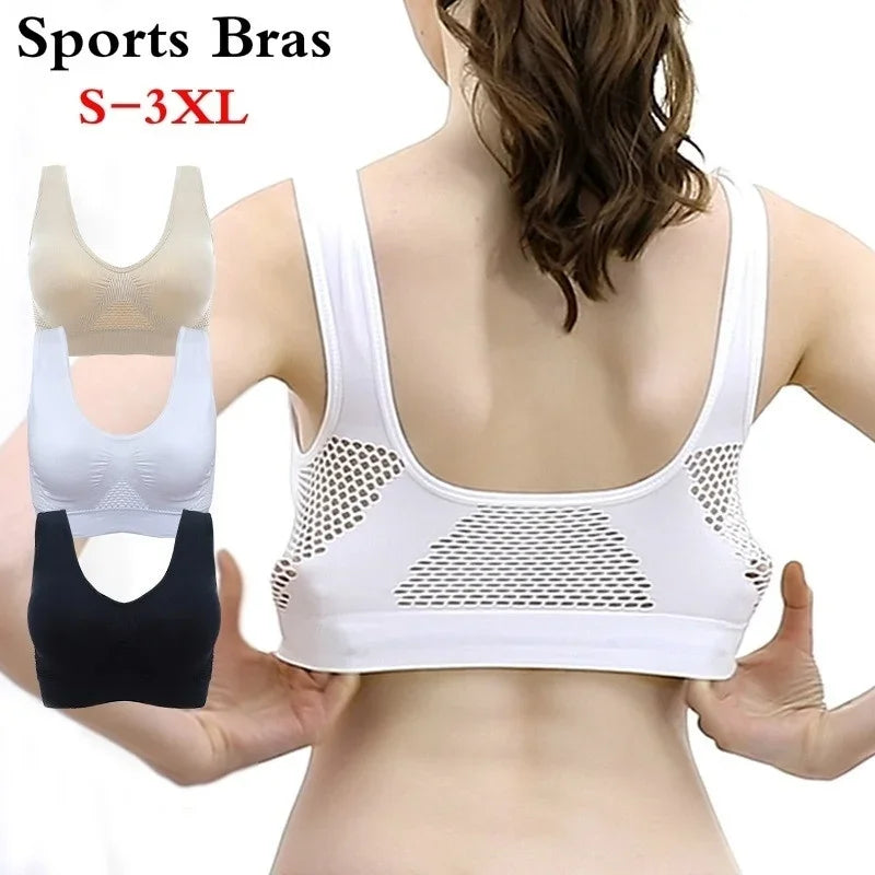 Women's Breathable Padded High Support Sports Bra
