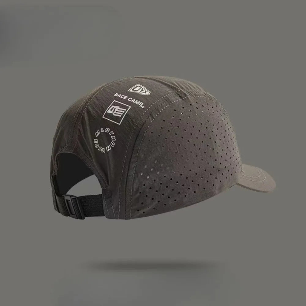 Unisex Quick Dry Mesh Short Brim UV Protection Baseball Cap