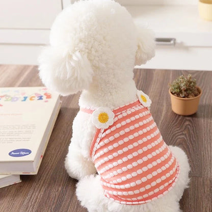 Breathable Summer Suspender Vest for Small Dogs & Cats