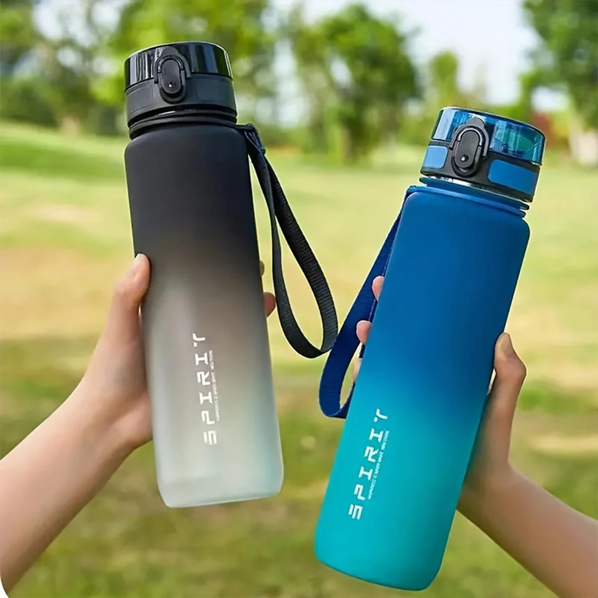 600ml to 1000ml Gradient Sports Water Bottle