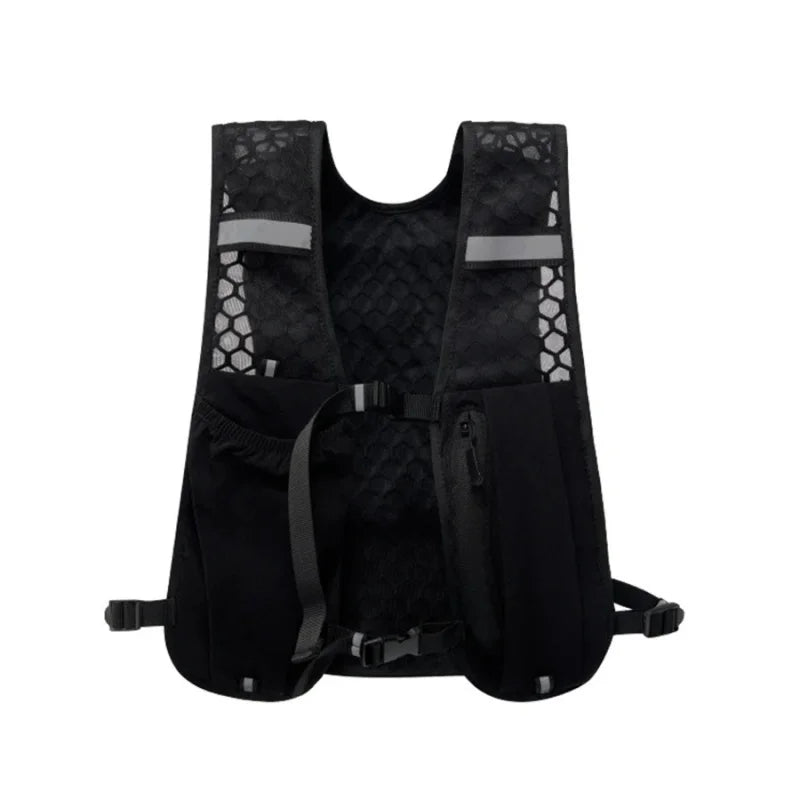 Lightweight Reflective Running Hydration Vest with Phone Pocket