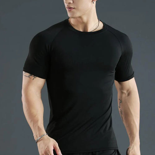 Men's Quick Dry Compression Running T Shirt
