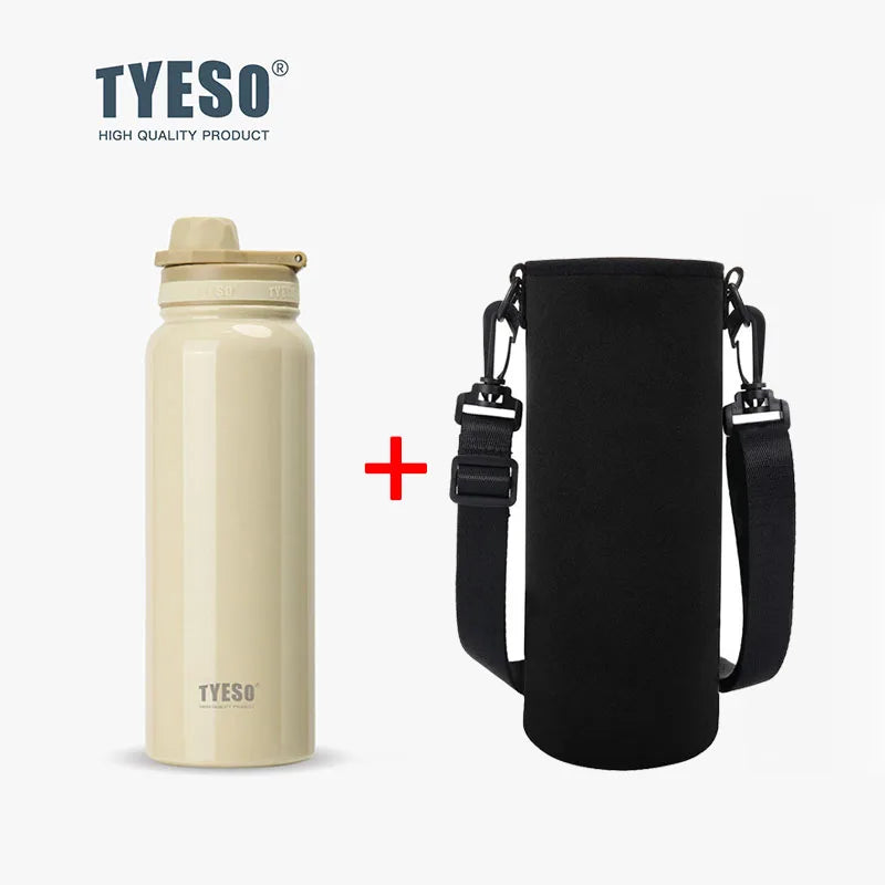 TYESO Stainless Steel Insulated Travel Thermos Bottle