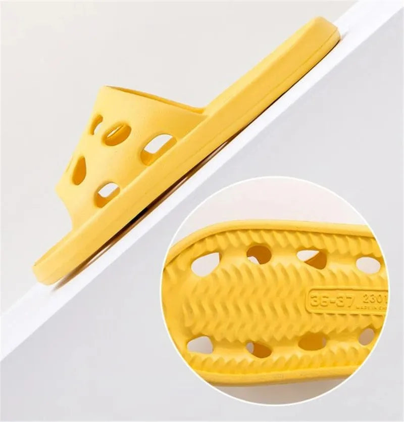 Unisex Non Slip EVA Drainage Shower Slippers