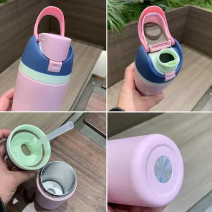 480ml or 710ml 304 Stainless Steel One Touch Thermos Bottle
