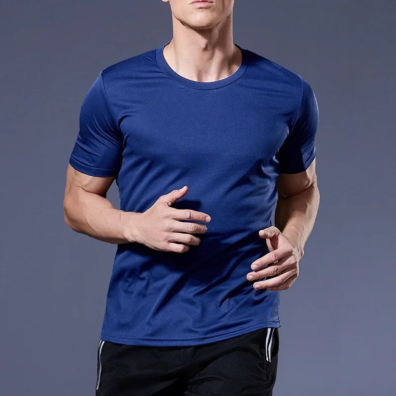 Men's Quick Dry Moisture Wicking Gym T Shirt