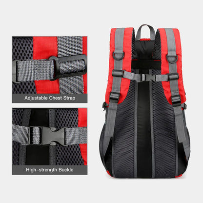 40L Lightweight Waterproof Hiking Travel Backpack