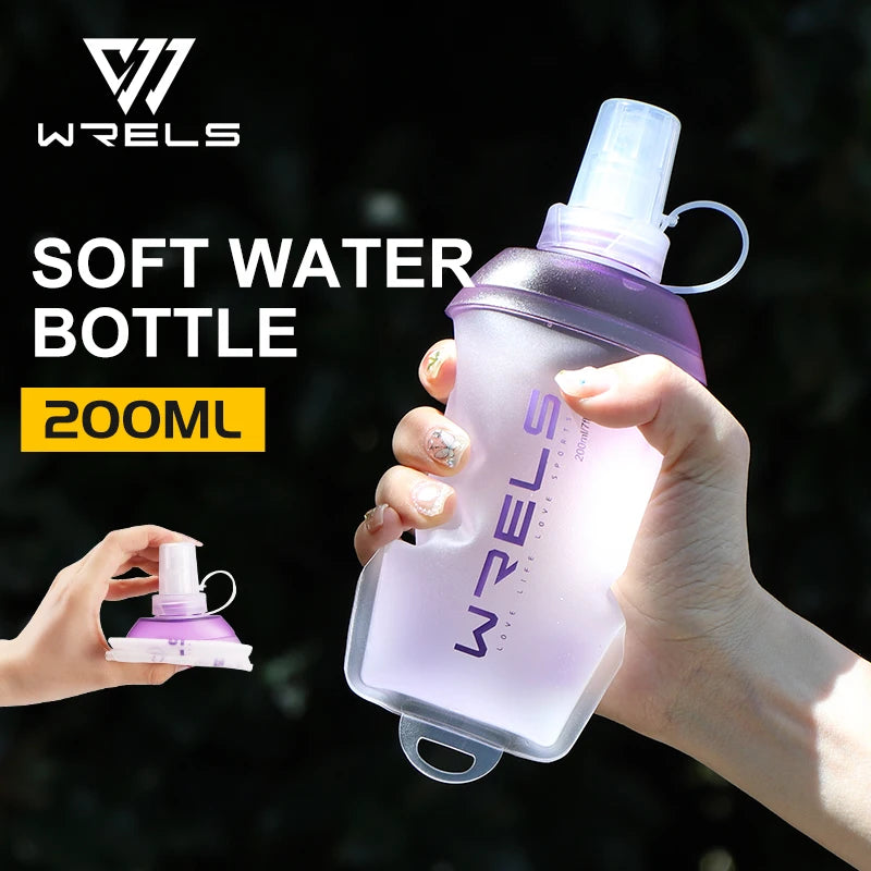 WRELS BPA Free Collapsible TPU Soft Flask Water Bottle
