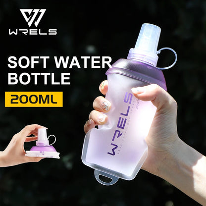 WRELS BPA Free Collapsible TPU Soft Flask Water Bottle