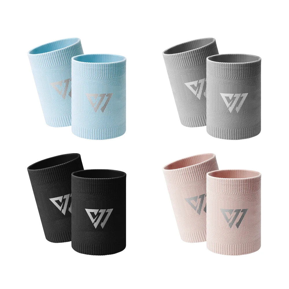 1 or 2 Pack Breathable Sweat Absorbing Sports Wristbands