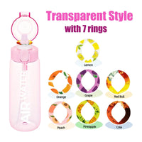 7 rings Clear Pink