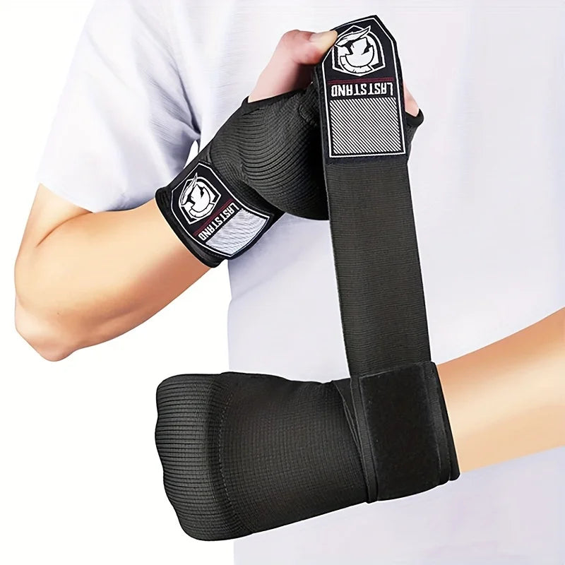 MMA Half Finger Gel Boxing Gloves with Wrist Support