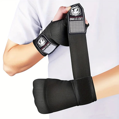 MMA Half Finger Gel Boxing Gloves with Wrist Support