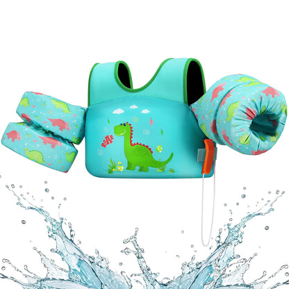 Kids Swimming Life Vest with Whistle Safety Float Jacket for Children