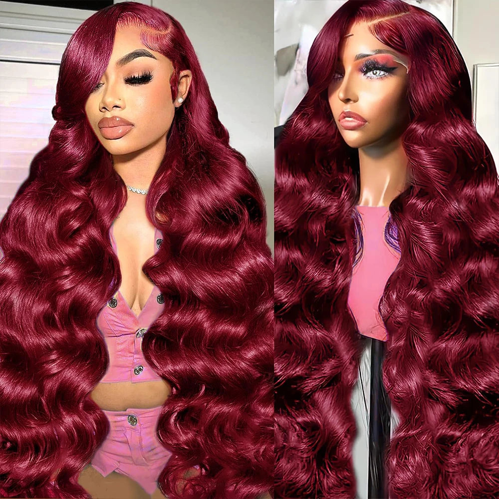 34 Inch Honey Blonde Ombre Body Wave 13x4 HD Lace Human Hair Wig 200% Density