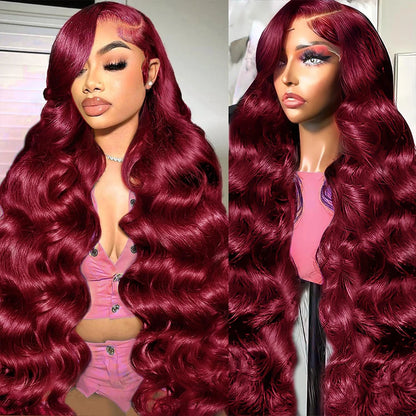 34 Inch Honey Blonde Ombre Body Wave 13x4 HD Lace Human Hair Wig 200% Density