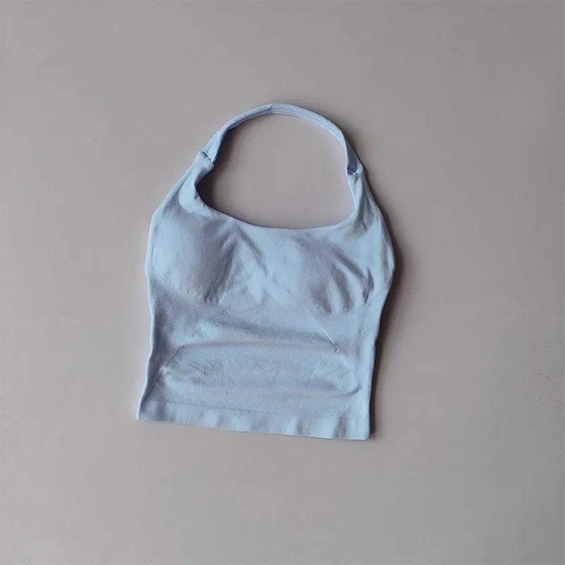 Women's Halter High Support Yoga Sports Bra