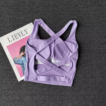 Women's Breathable Push Up Yoga Sports Bra
