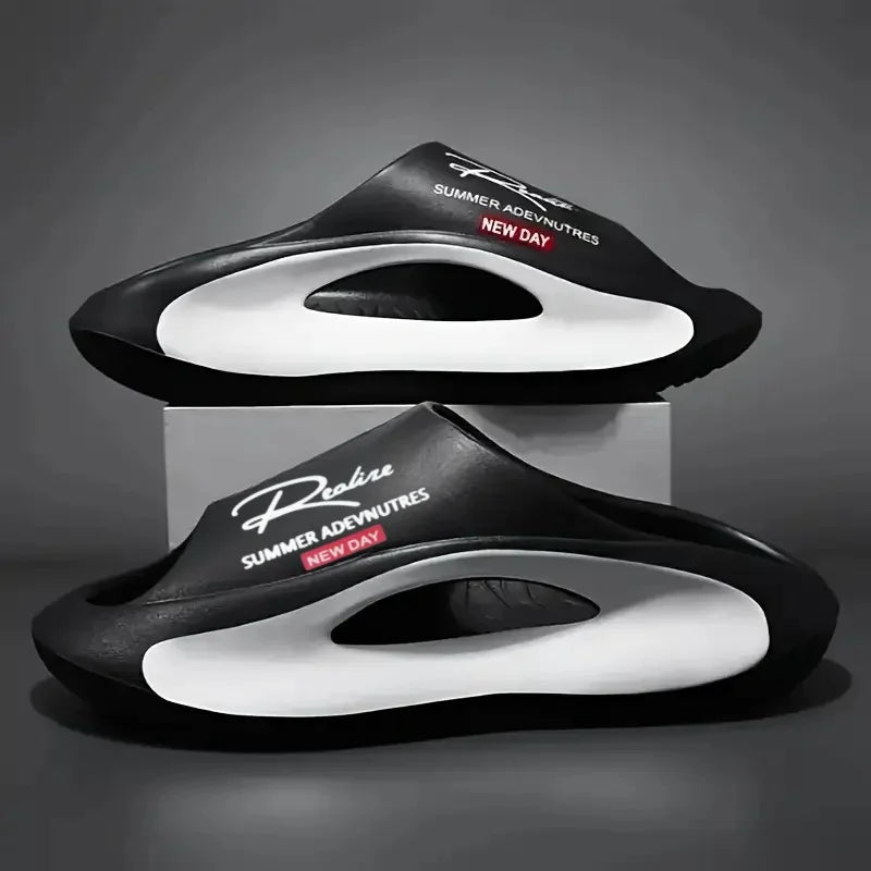 Lightweight EVA Cartoon Slides for Men Indoor & Outdoor Use