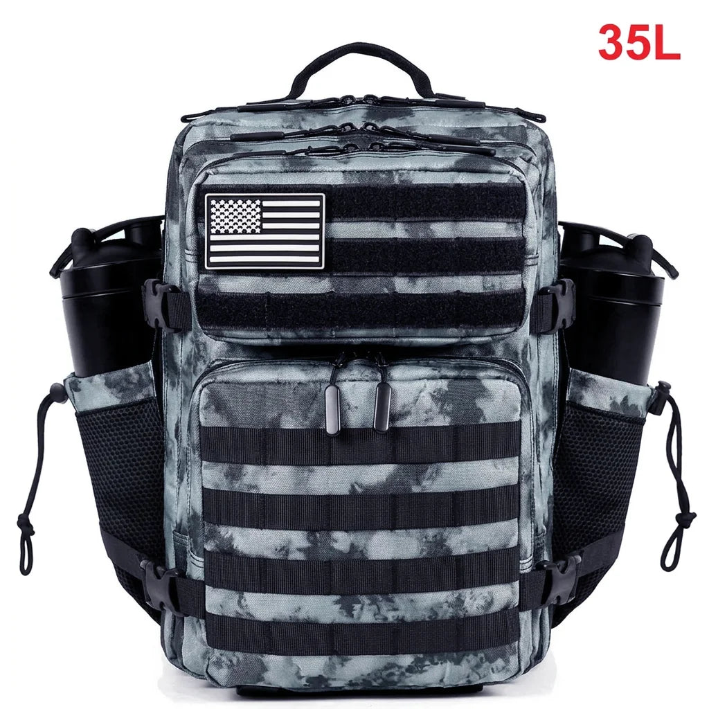35L MOLLE Tactical Hiking Backpack with Dual Bottle Holders