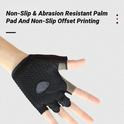 Unisex Breathable Anti Slip Half Finger Cycling Gloves