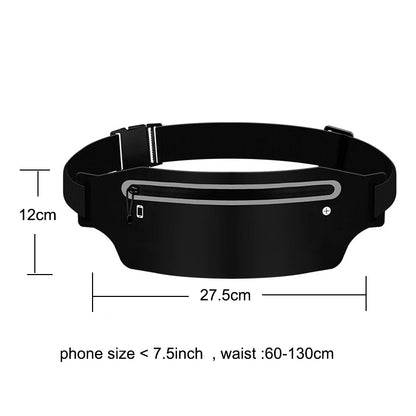 Waterproof Running Waist Bag with Phone Pouch