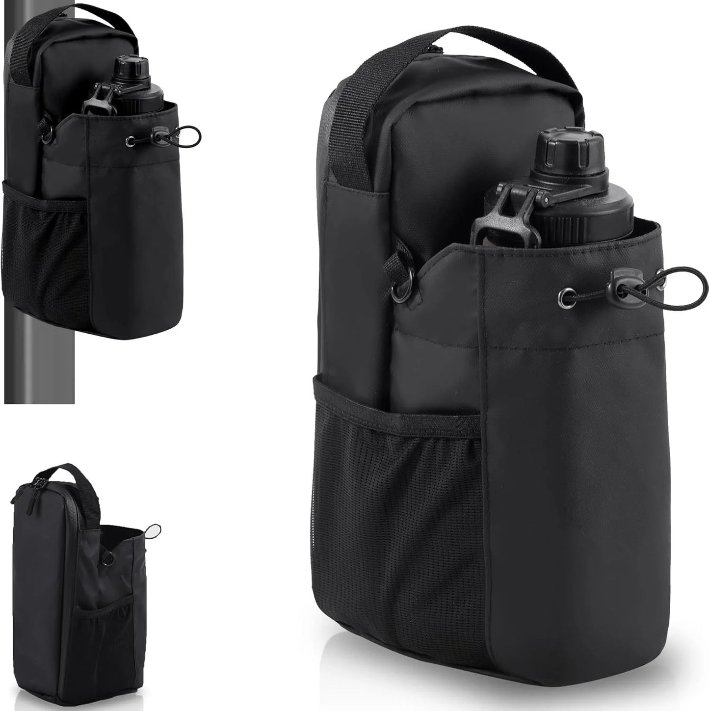 Magnetic Gym Bag for Phone and Water Bottle
