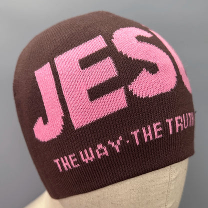 Unisex JESUS Jacquard Knit Winter Beanie